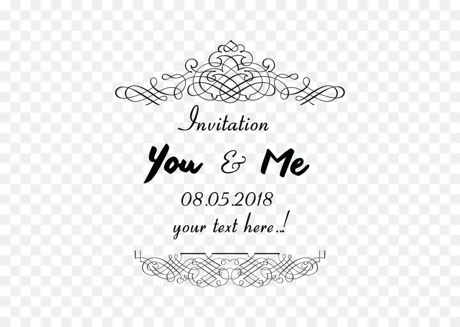 Invitación De La Boda，Convite PNG