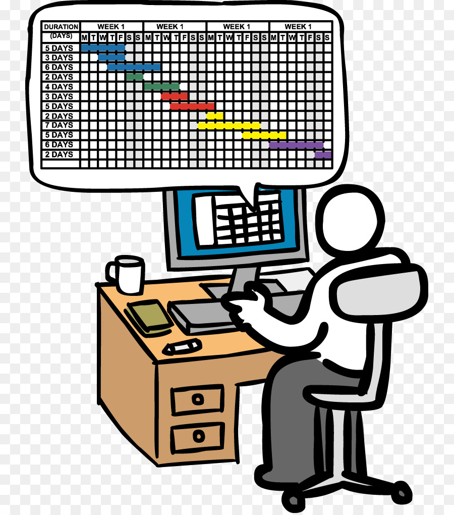 Diagrama De Gantt，Proyecto PNG