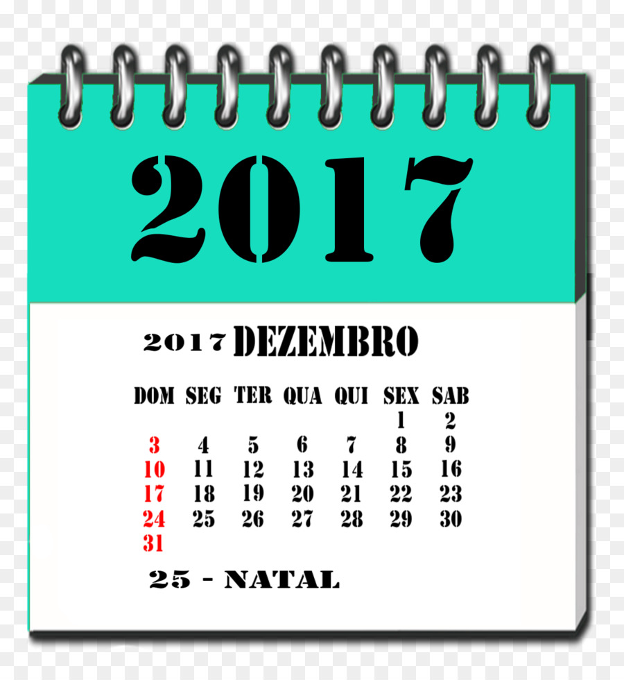 Calendario，2017 PNG