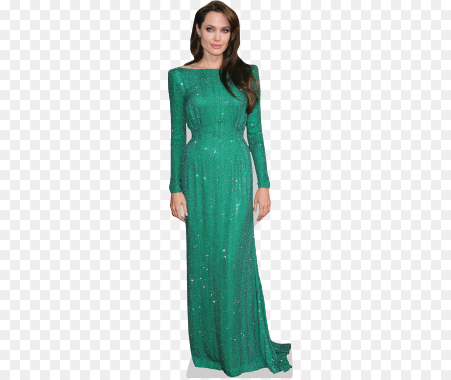 Vestido Verde，Mujer PNG