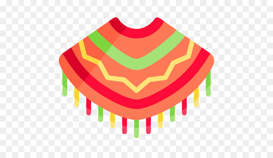 Poncho Colorido，Brillante PNG