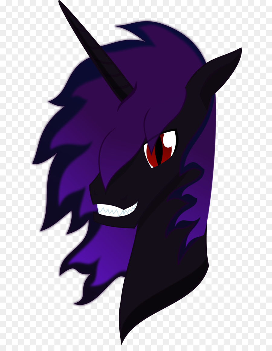 Unicornio Negro，Fantasía PNG