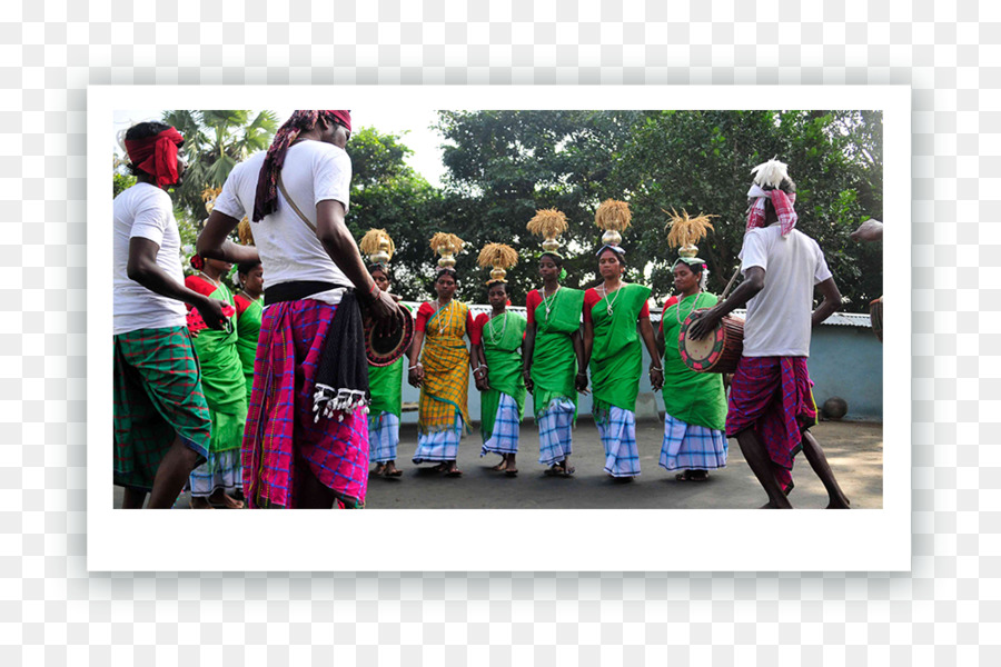 Poush Mela，Santal Personas PNG