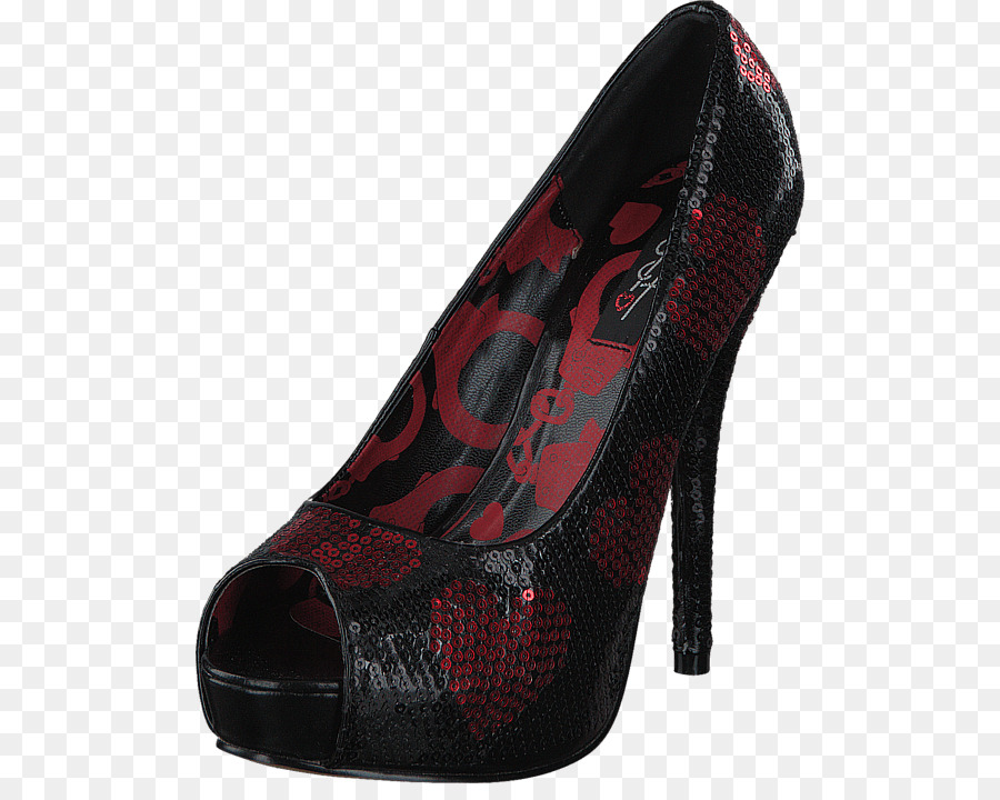 Tacón Alto Rojo，Zapato PNG