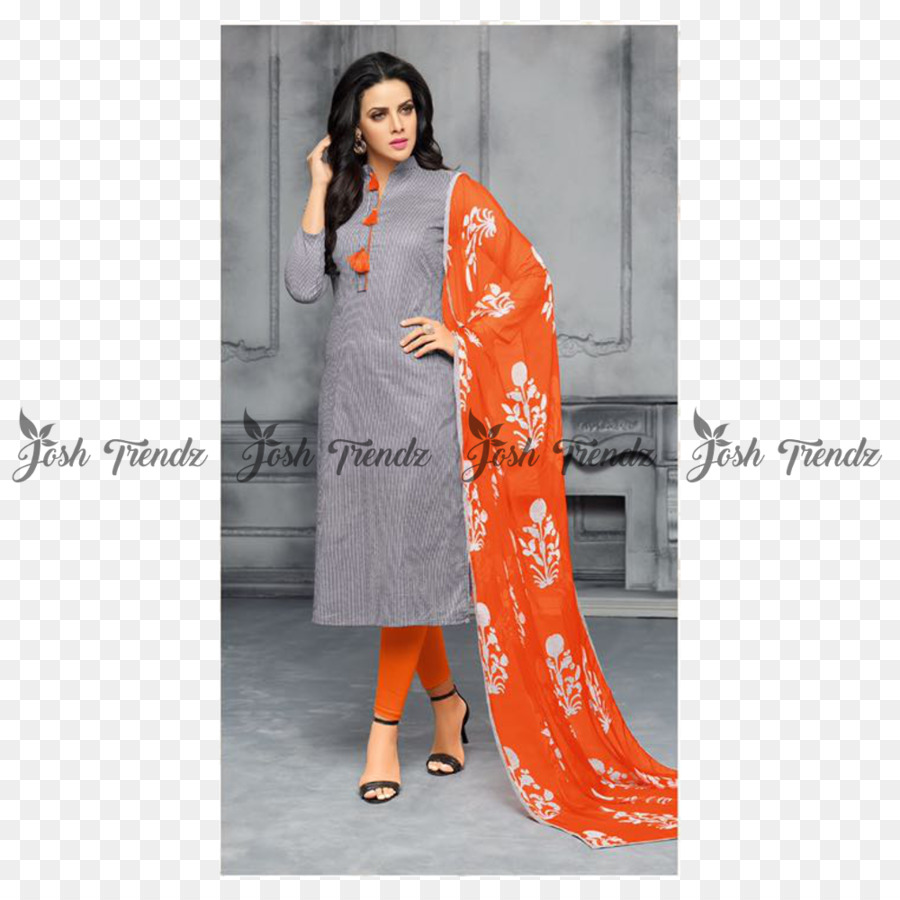 Salwar Kameez Gris Y Naranja，Tradicional PNG