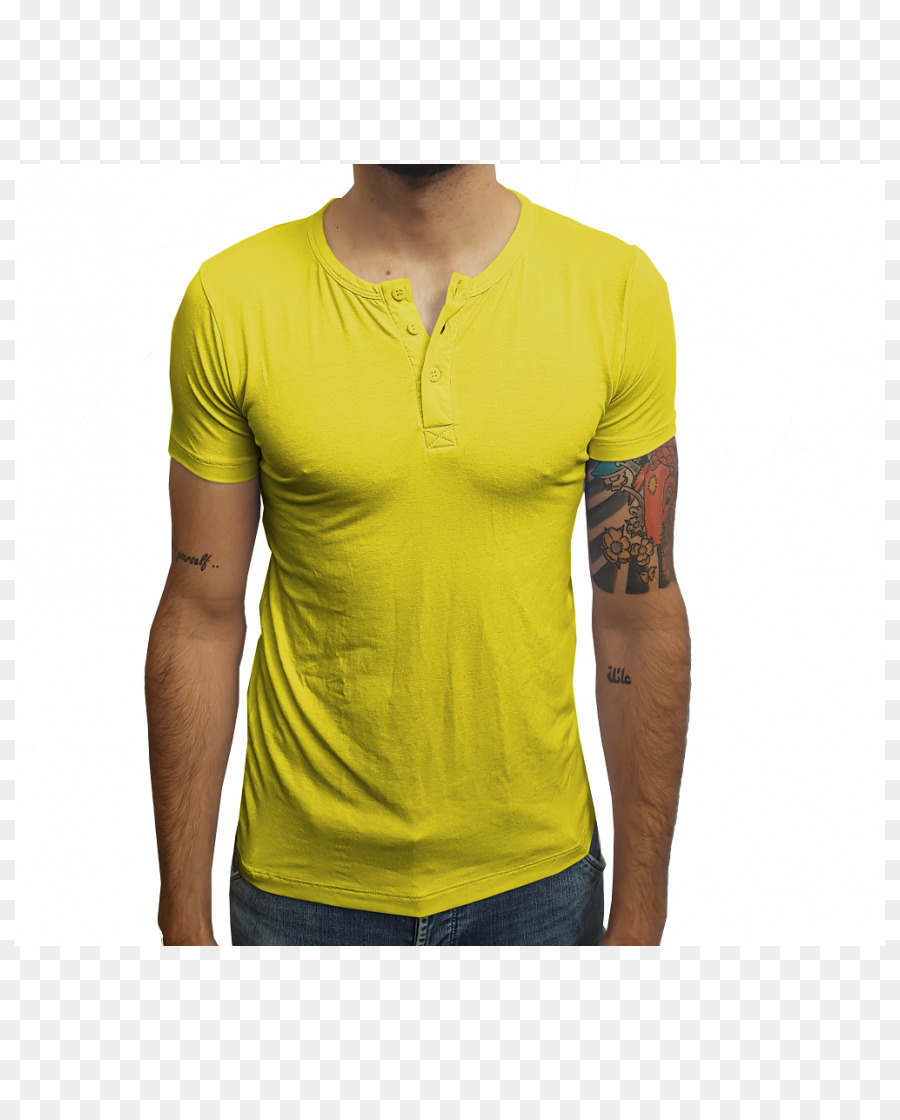 Camiseta，Camiseta Henley PNG