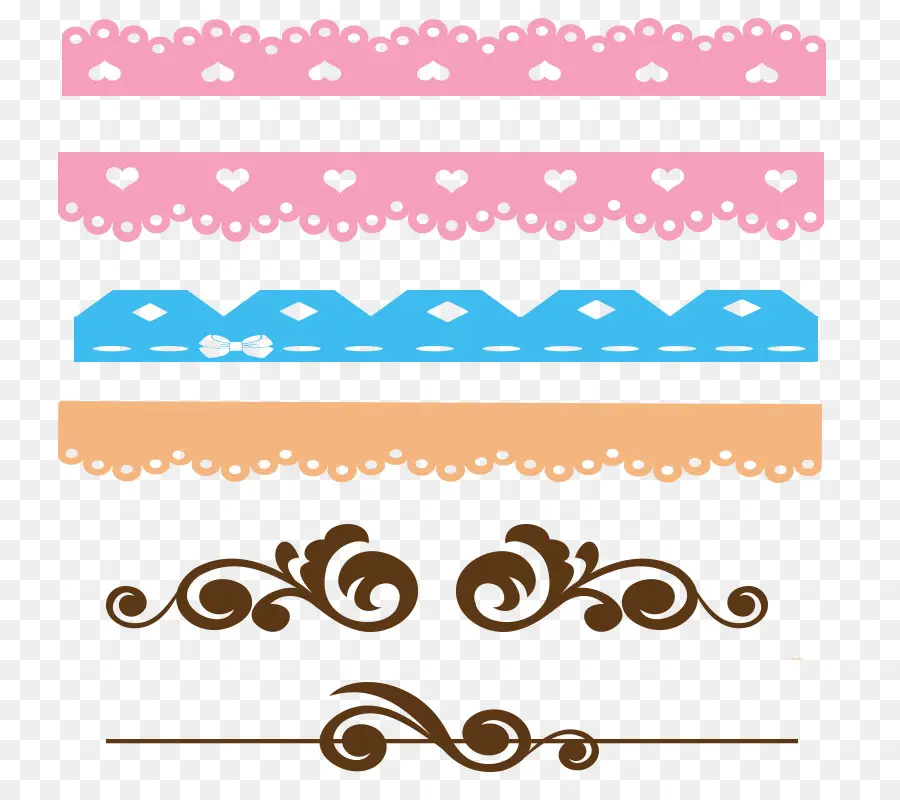 Bordes Decorativos，Patrones PNG