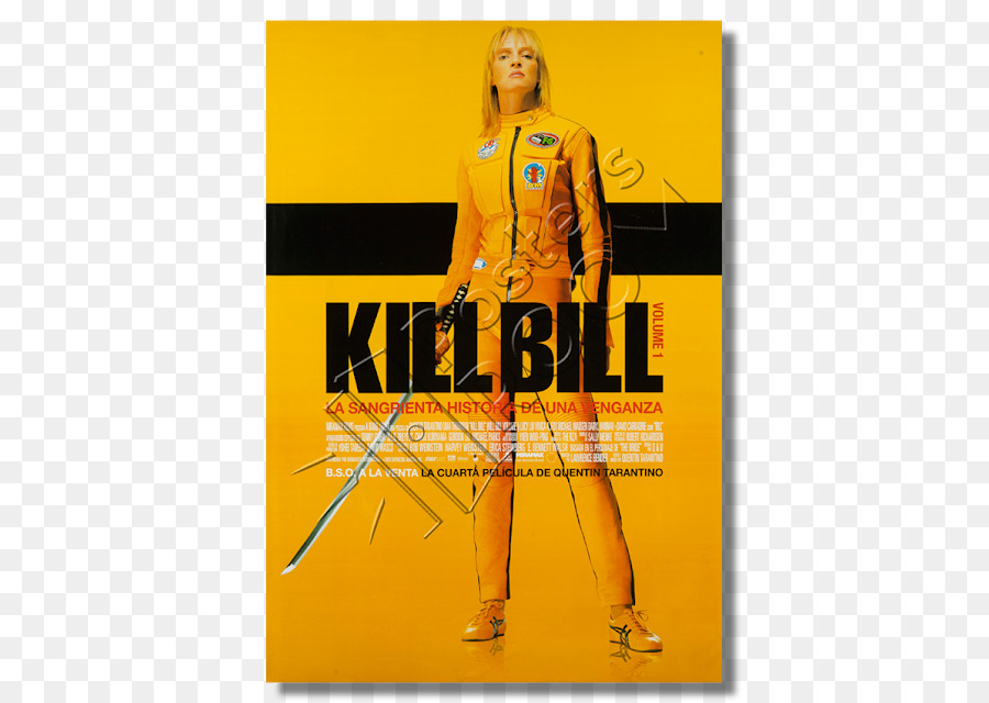 Cartel De Matar A Bill，Traje Amarillo PNG