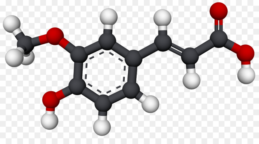 ácido Cafeico，Ácido Ferúlico PNG