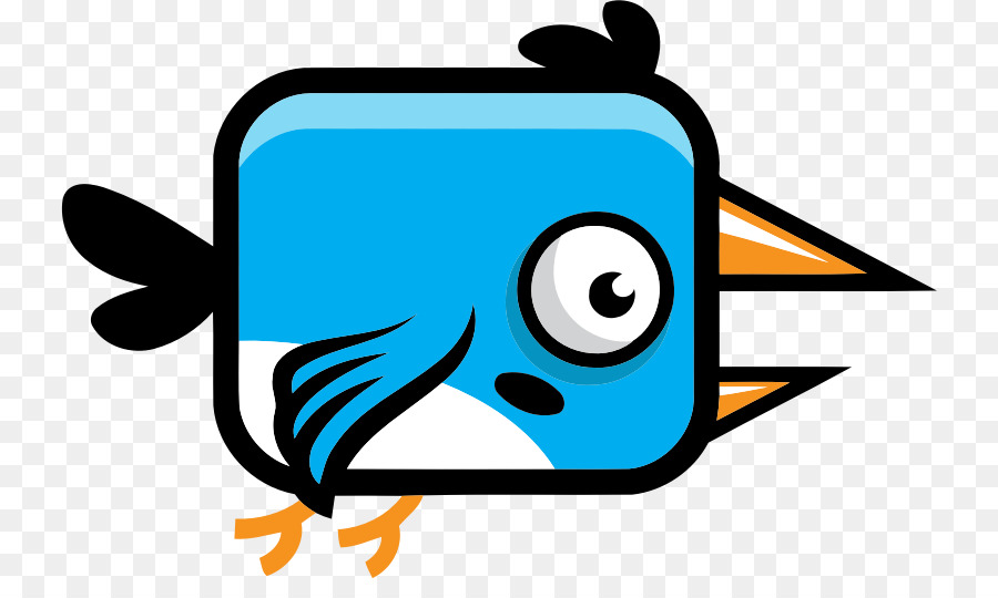 Pájaro De Dibujos Animados，Azul PNG