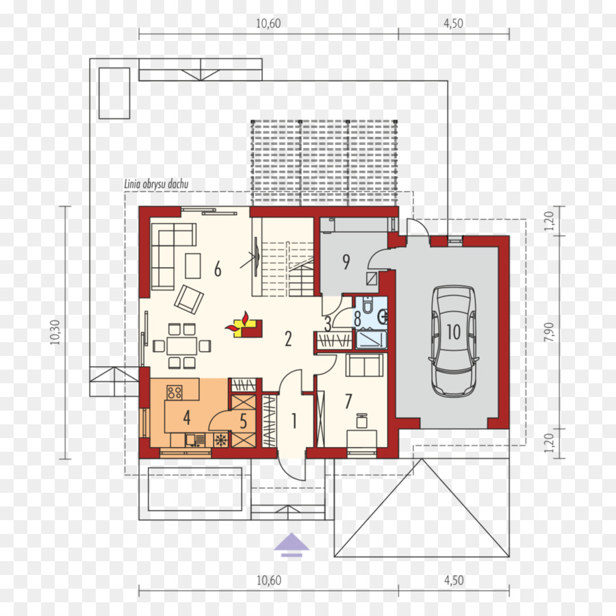 Plan De Piso，Casa PNG