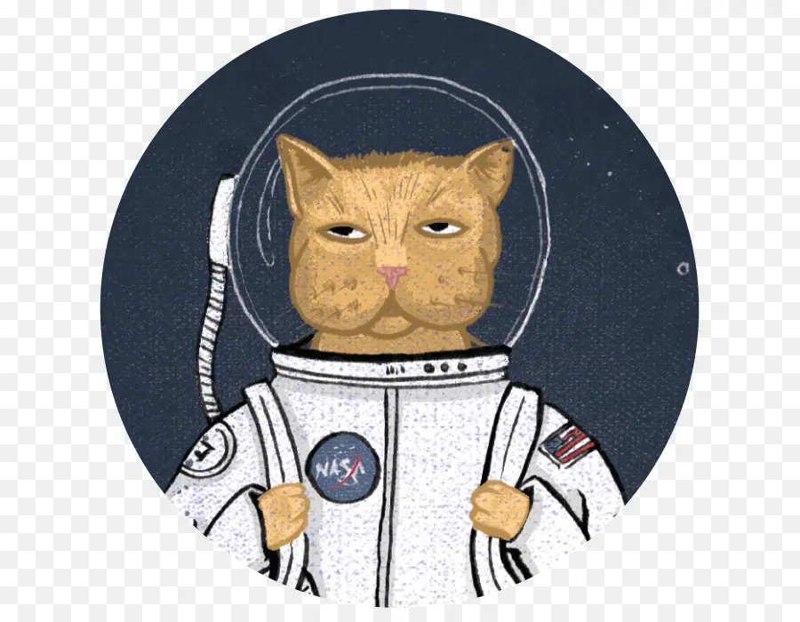 Gato En Traje Espacial，Espacio PNG