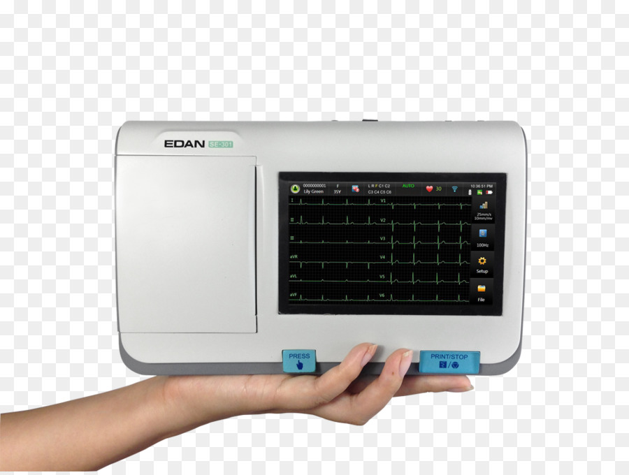 Electrocardiografía，Electrocardiograma PNG