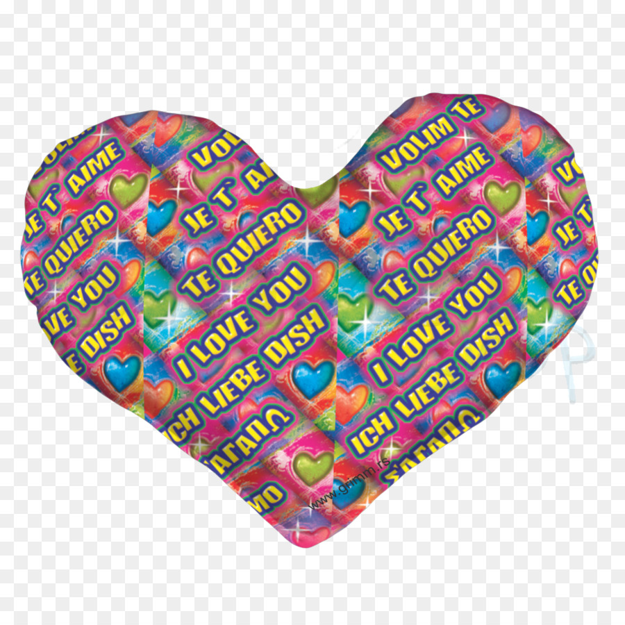 Corazón，Almohada PNG