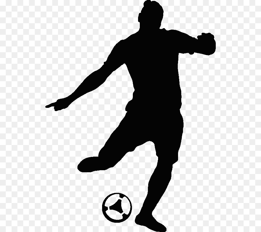 Silueta De Jugador De Fútbol，Jugador PNG