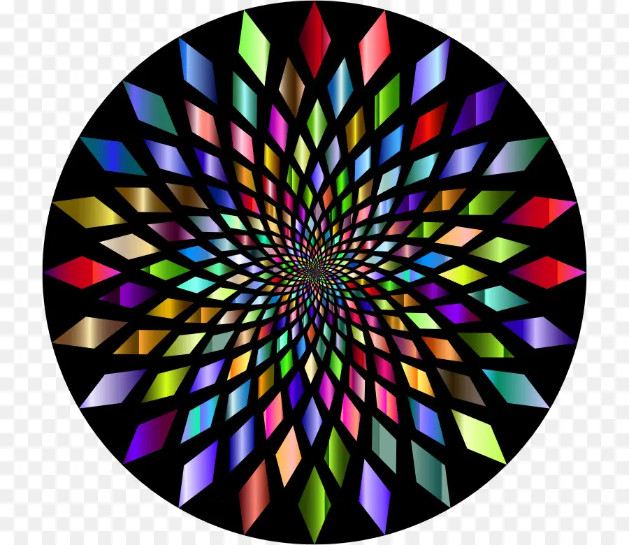 Espiral Colorida，Hipnótico PNG