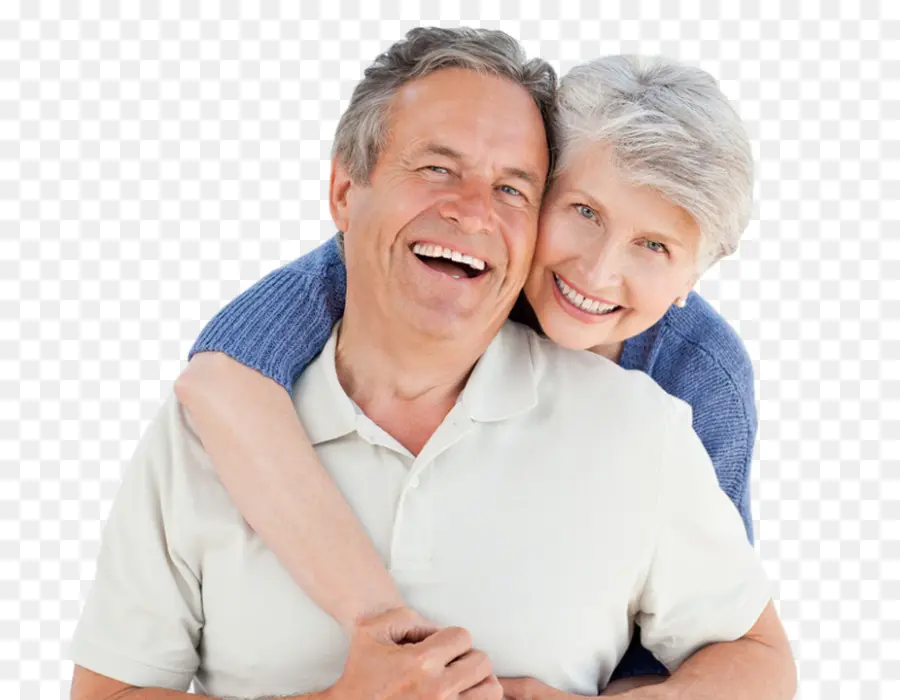 Pareja De Ancianos，Abrazando PNG