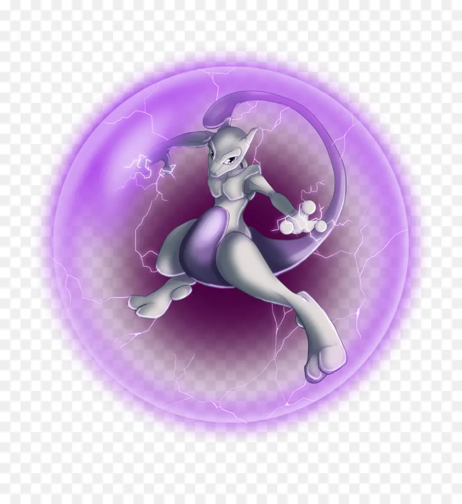 Mewtwo，Burbuja PNG