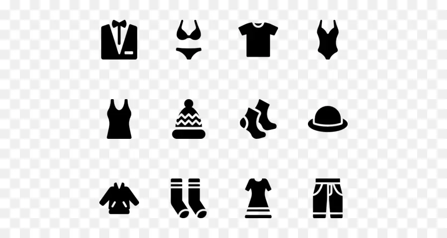 Iconos De Ropa，Vestir PNG