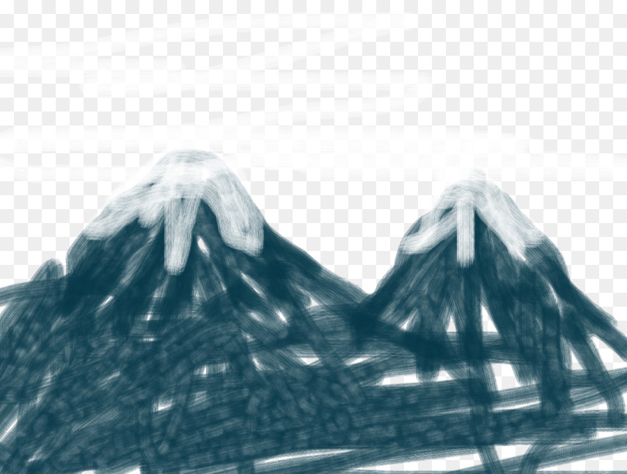 Dibujo，La Montaña PNG