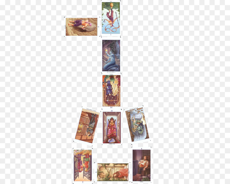 Tarot De Los 78 Puertas，Collage PNG