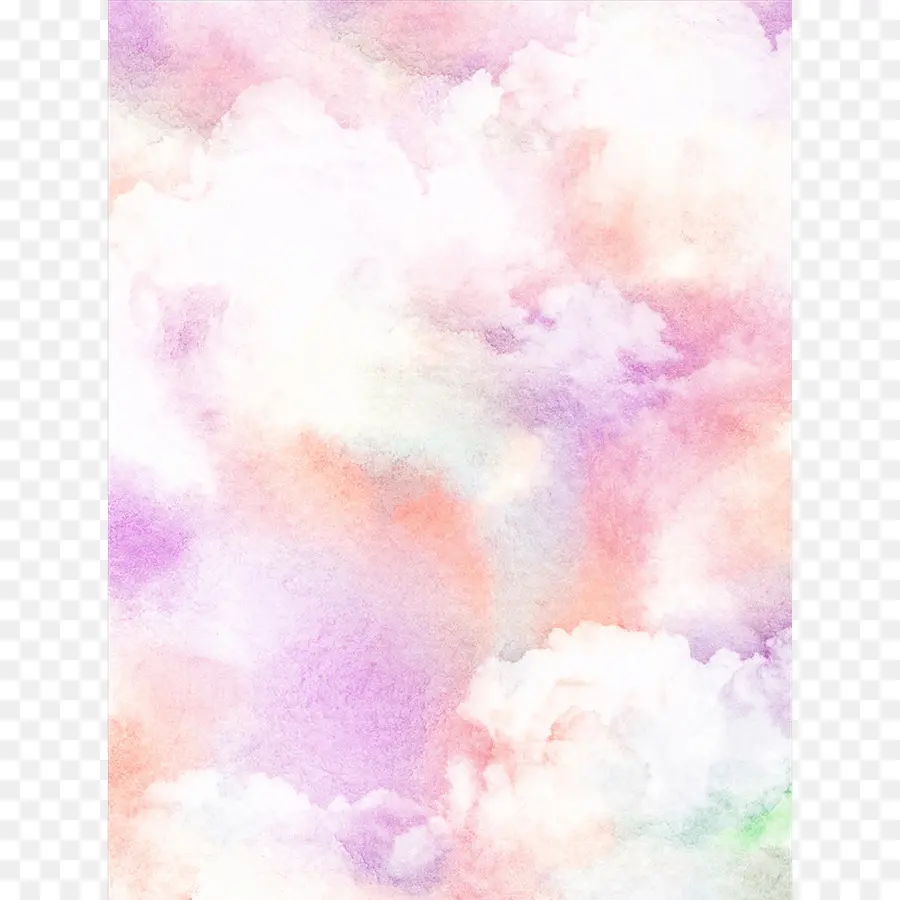 Nubes Coloridas，Pastel PNG