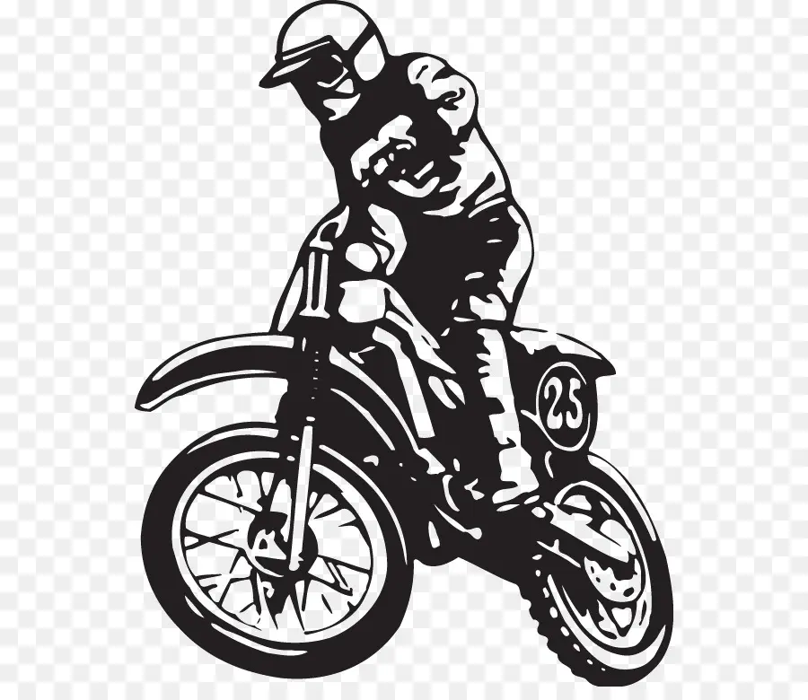 Silueta De Motocicleta，Bicicleta PNG