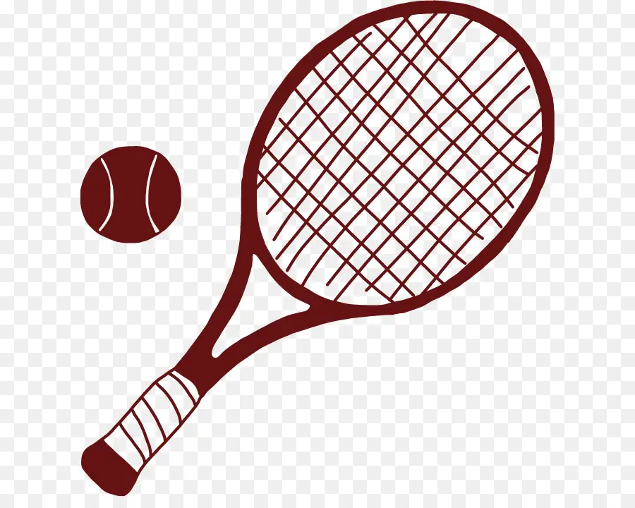 Raqueta De Tenis，Pelota De Tenis PNG