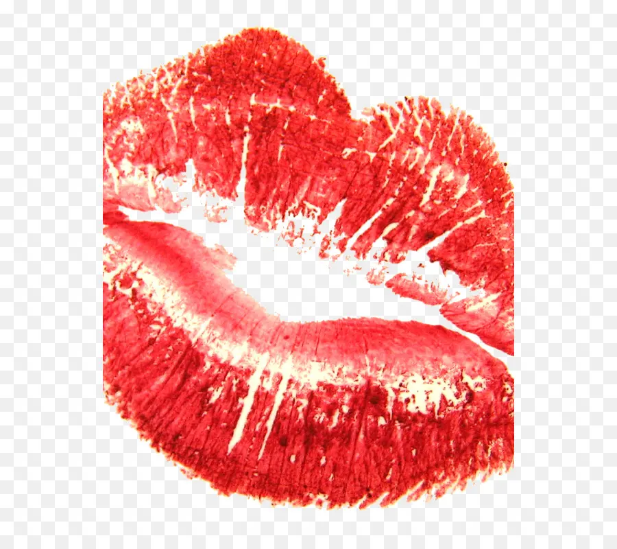 Beso De Lápiz Labial Rojo，Labios PNG