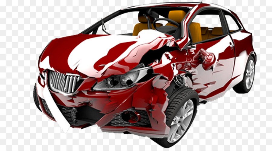 Coche Rojo Estrellado，Accidente PNG