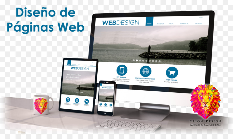 Desarrollo Web，El Diseño Web Responsivo PNG