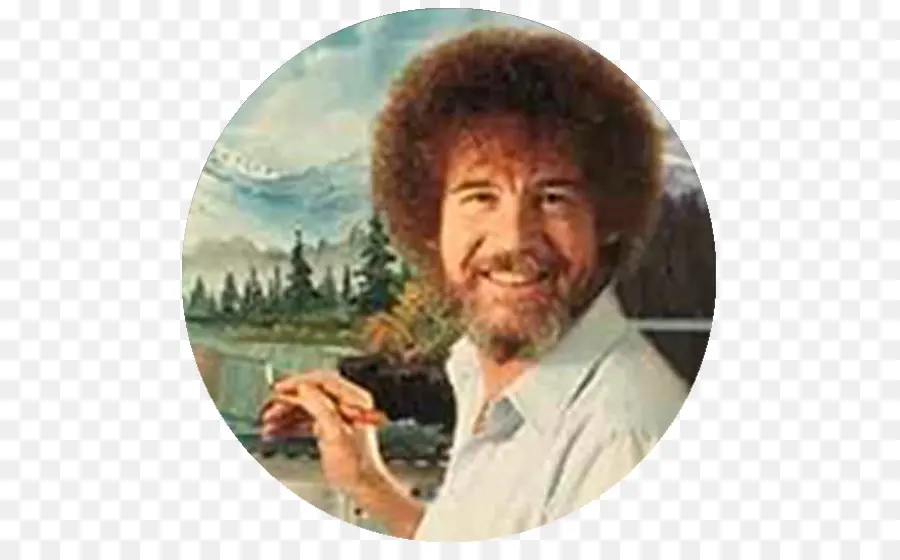 Bob Ross，La Alegría De La Pintura PNG