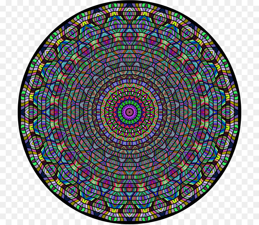 Mandalas Coloridas，Patrón PNG