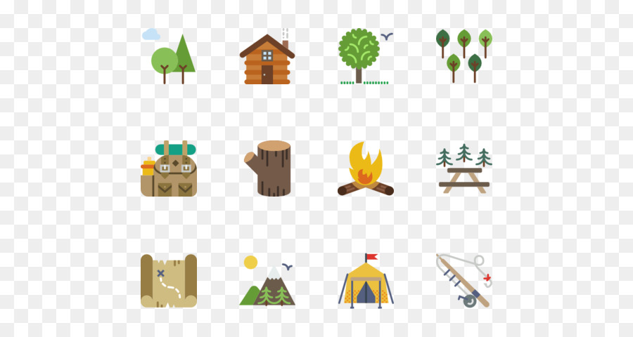 Iconos De Camping，Carpa PNG