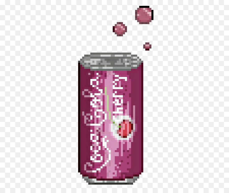 Lata De Refresco De Cereza Pixelada，Beber PNG