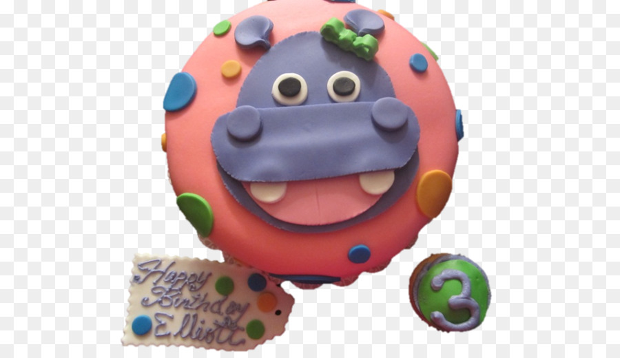 Pastel De Hipopótamo，Cumpleaños PNG