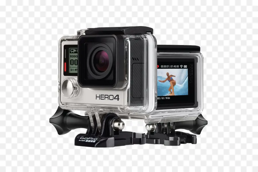 Gopro，Gopro Hero4 Silver Edition PNG