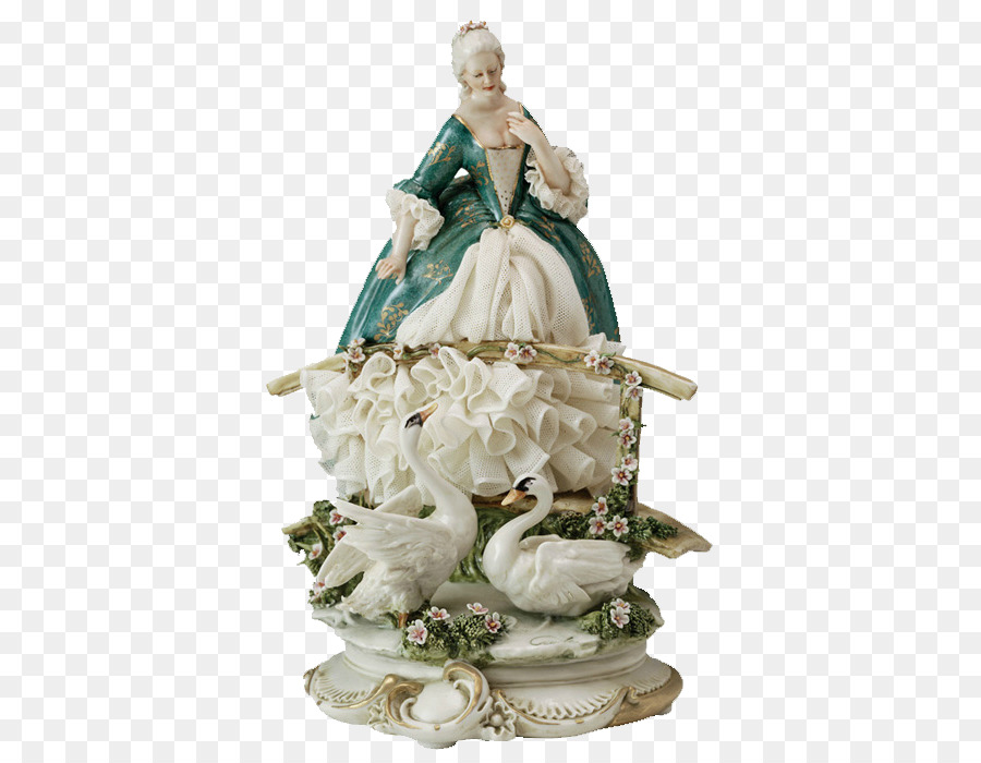 Estatuilla De Porcelana，Cisne PNG