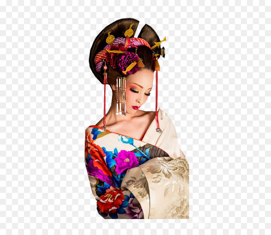 Mujer Japonesa Tradicional，Kimono PNG