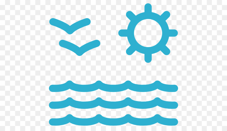 Icono De Playa，Sol PNG