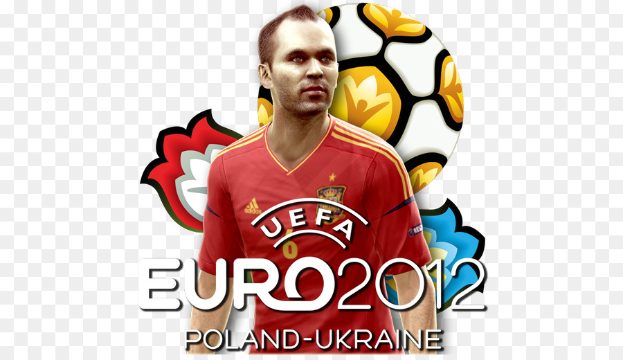 Andrés Iniesta，La Uefa Euro 2012 PNG