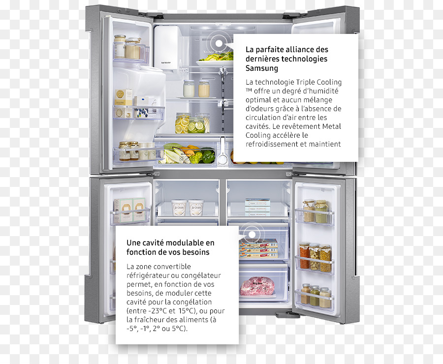 Samsung Family Hub Rf56m9540，Refrigerador PNG