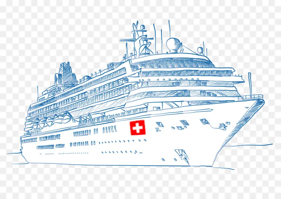 Barco De Crucero，Dibujo PNG