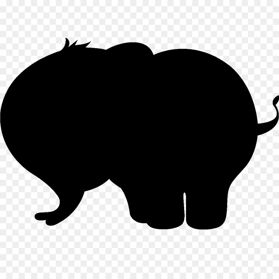 Silueta De Mamut，Prehistórico PNG