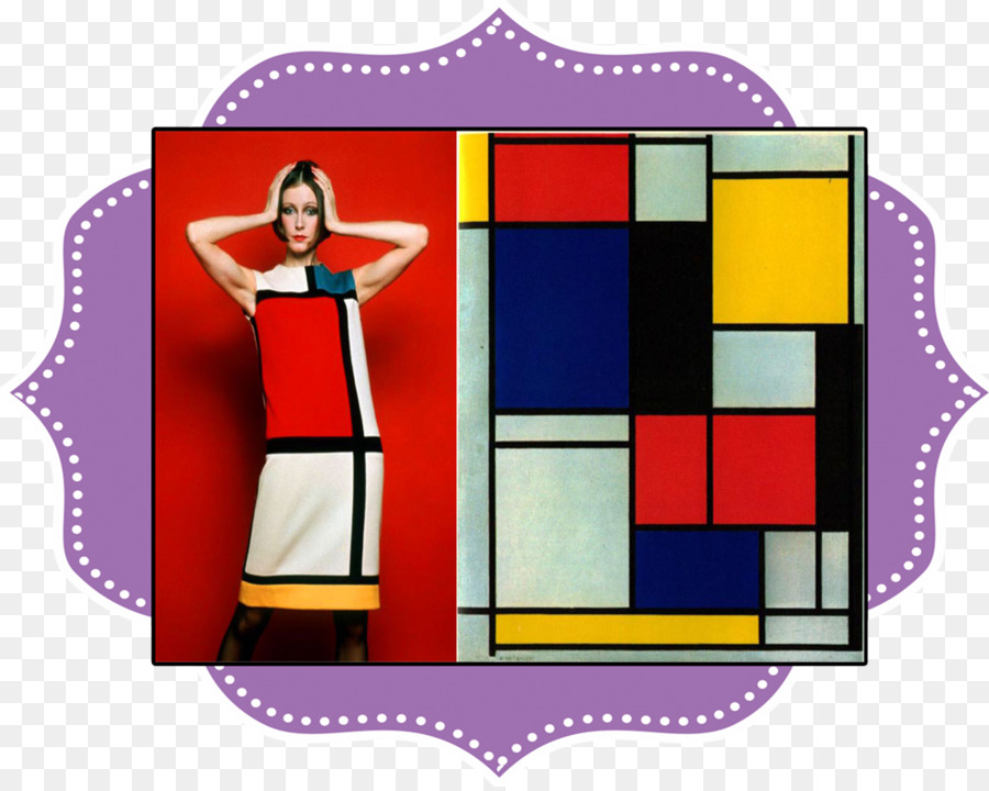 Mondrian De La Colección De Yves Saint Laurent，La Moda PNG