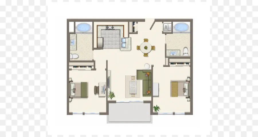 Plan De Piso，Loft PNG