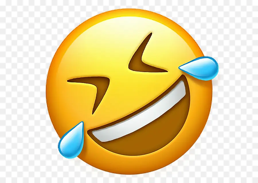 Emoji，Cara Con Lágrimas De Alegría Emoji PNG