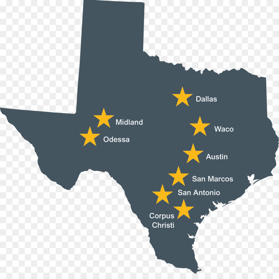 Texas，Mapa PNG