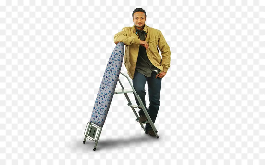 Hombre Con Escalera，Escalera PNG