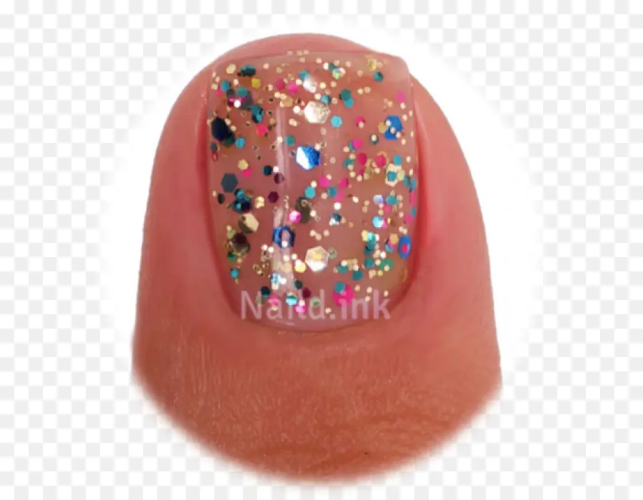 Uñas Con Purpurina，Manicura PNG